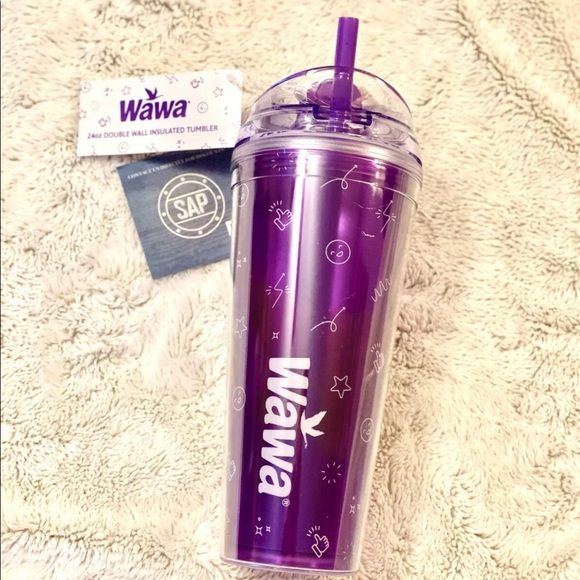 ISO WAWA TUMBLERS PURPLE & SILVER - Picture 2 of 2